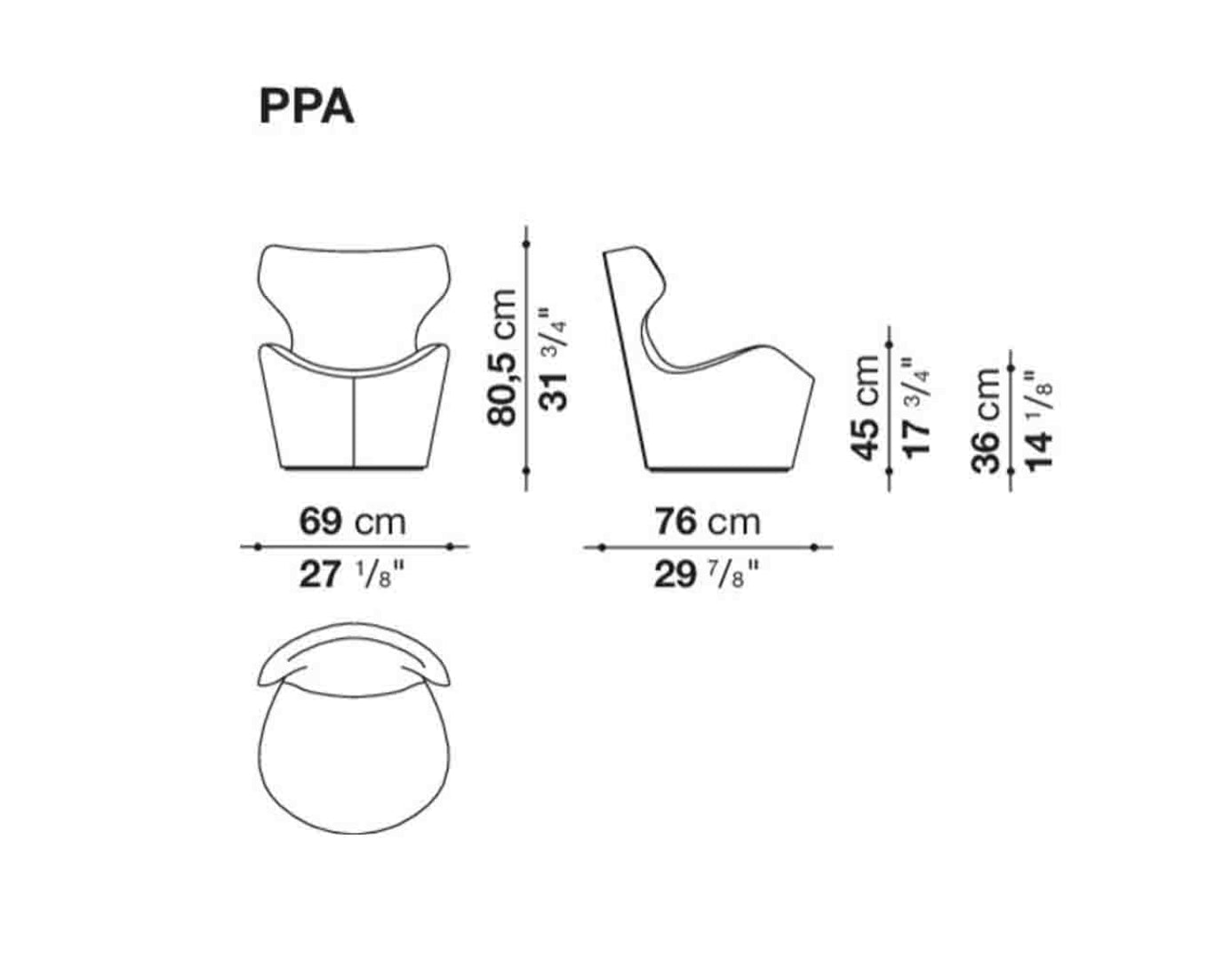 B&B italia Piccola Papilio